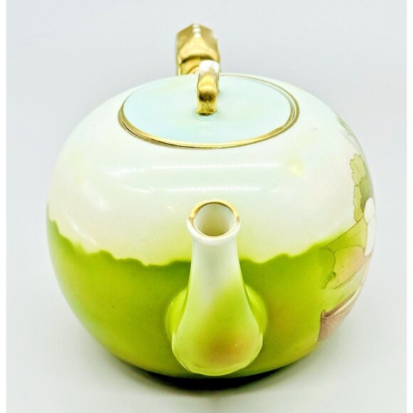 Royal Bayreuth Sunbonnet Babies Ironing Day Teapot Tuesday Child - Picture 3 of 13